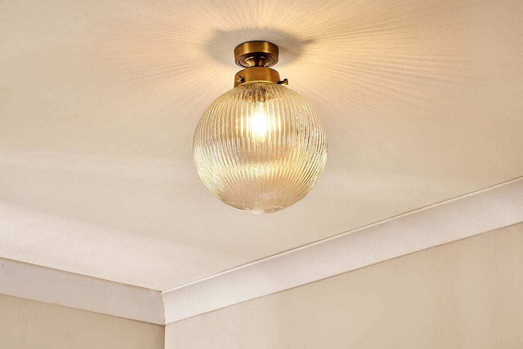 Konnie Bathroom Ceiling Lamp Globe Clear