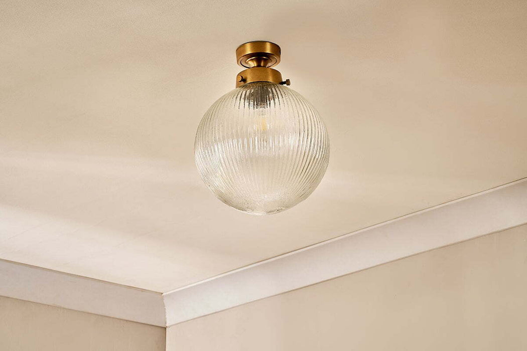 Konnie Bathroom Ceiling Lamp Globe Clear
