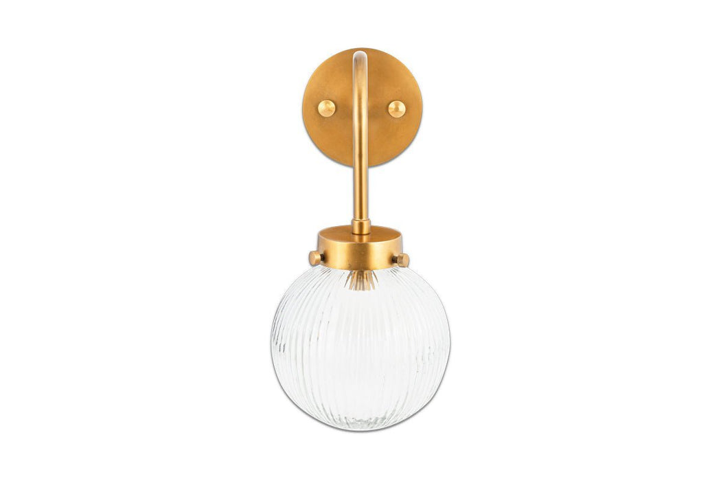 Konnie Bathroom Wall Lamp Globe Clear