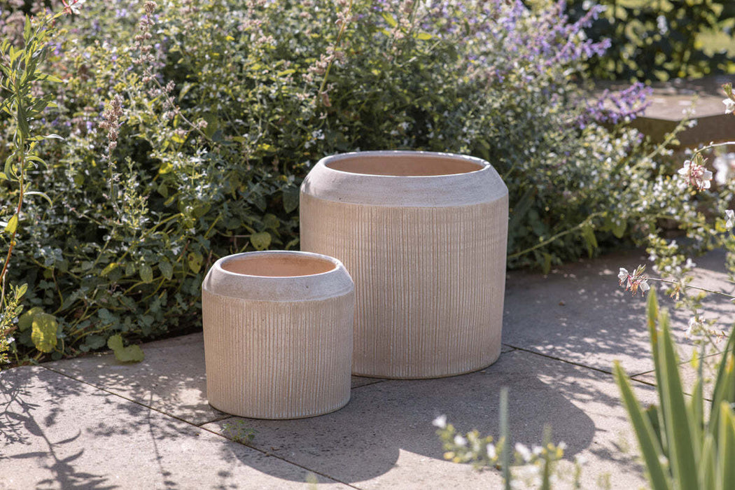 Kubo Ceramic Planter Cream