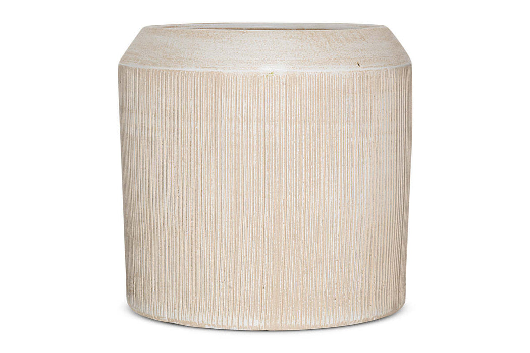 Kubo Ceramic Planter Cream