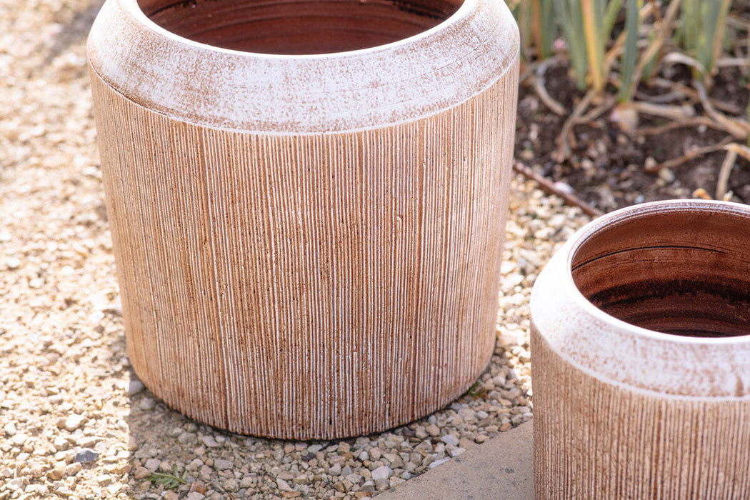 Kubo Ceramic Planter Terracotta