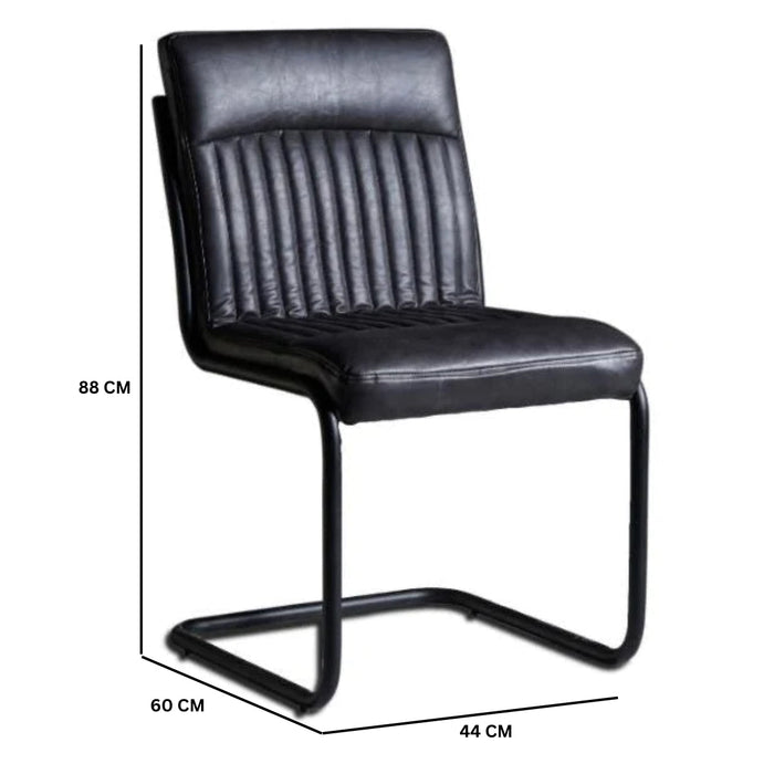 Dark Grey Dining Chair Sold in Pairs