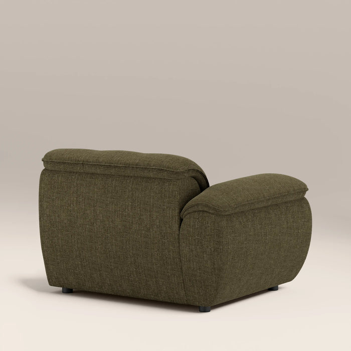 Bamba Left Hand Module Section | Olive Green Velvet Chenille