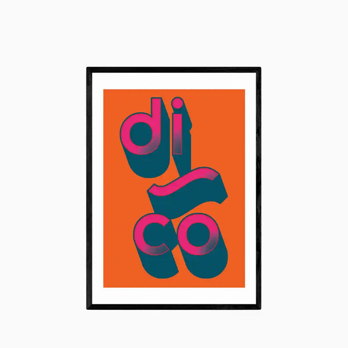Disco Graphic Print