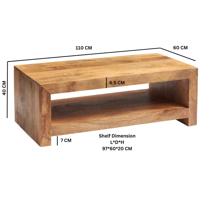 Toko Light Mango Large Coffee Table