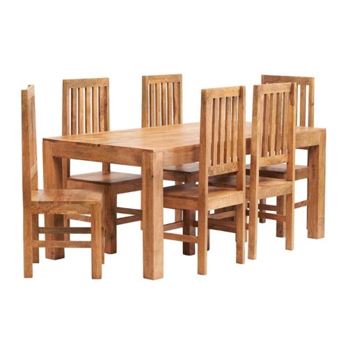 Toko Light Mango Large Dining Table 6ft 180cm