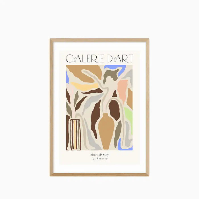 Abstract Pottery Graphic Print