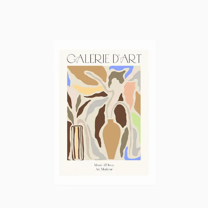 Abstract Pottery Graphic Print