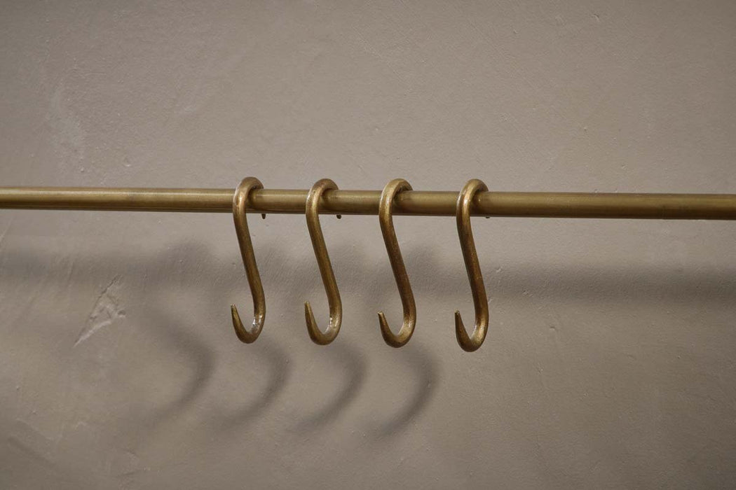 Laila Iron Hanging Rail Brass