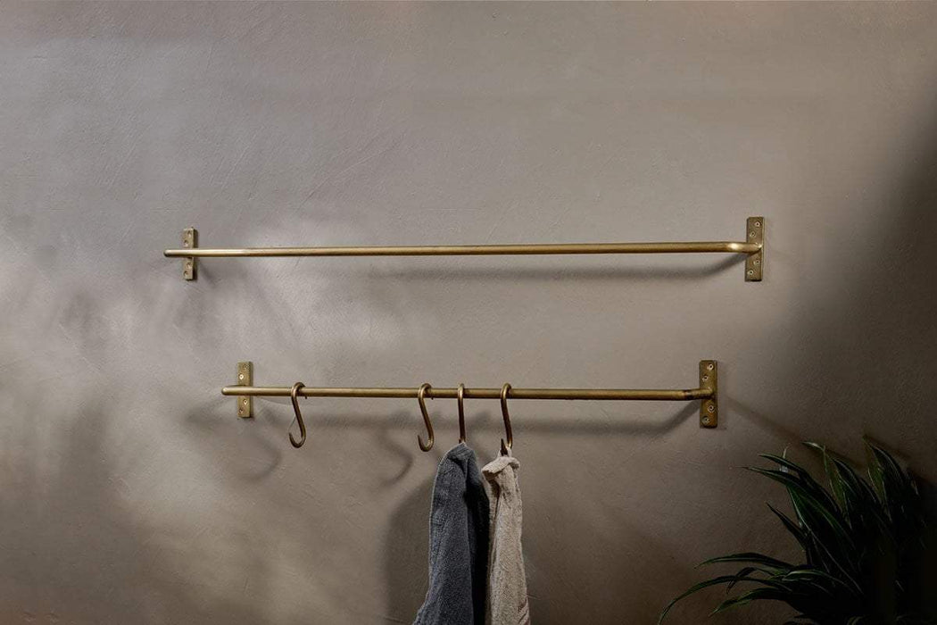 Laila Iron Hanging Rail Brass
