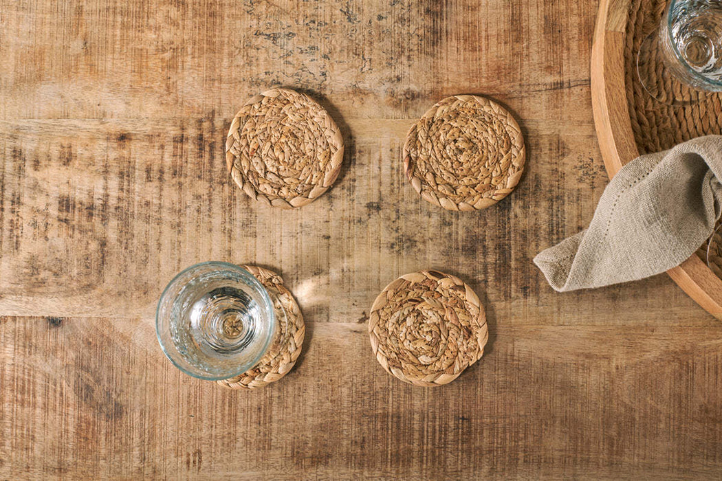 Lam Coasters Natural Set Of 4