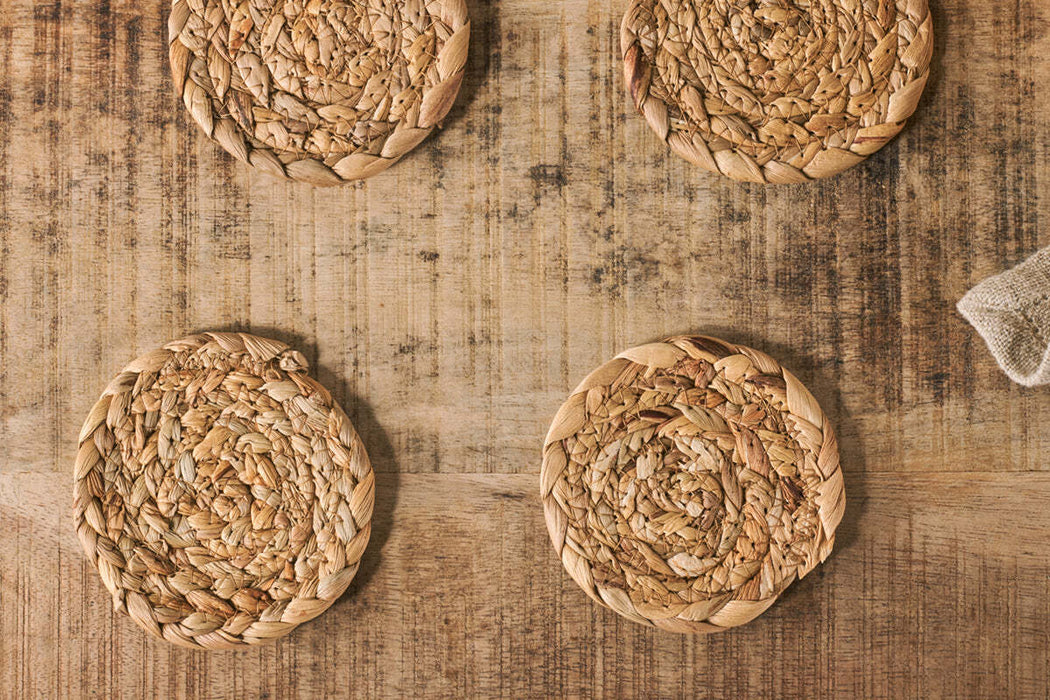 Lam Coasters Natural Set Of 4