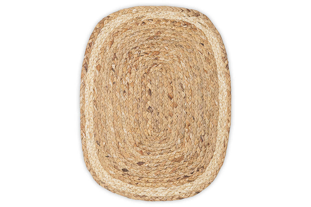 Lam Rectangular Tablemats Natural Set Of 4