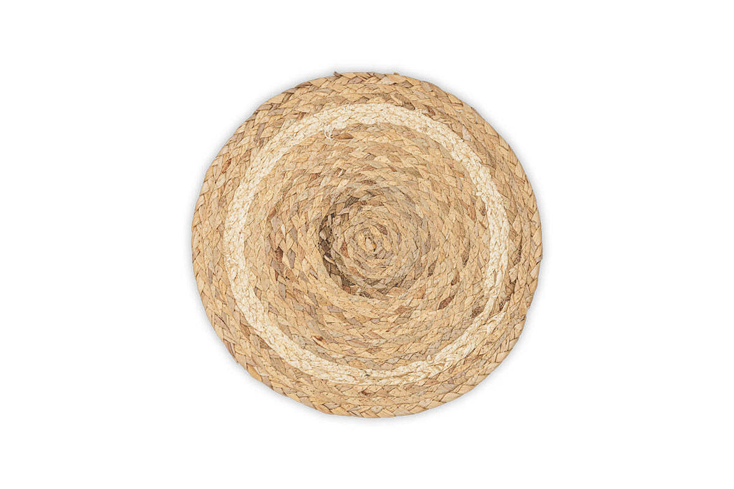 Lam Round Tablemats Natural Set Of 4