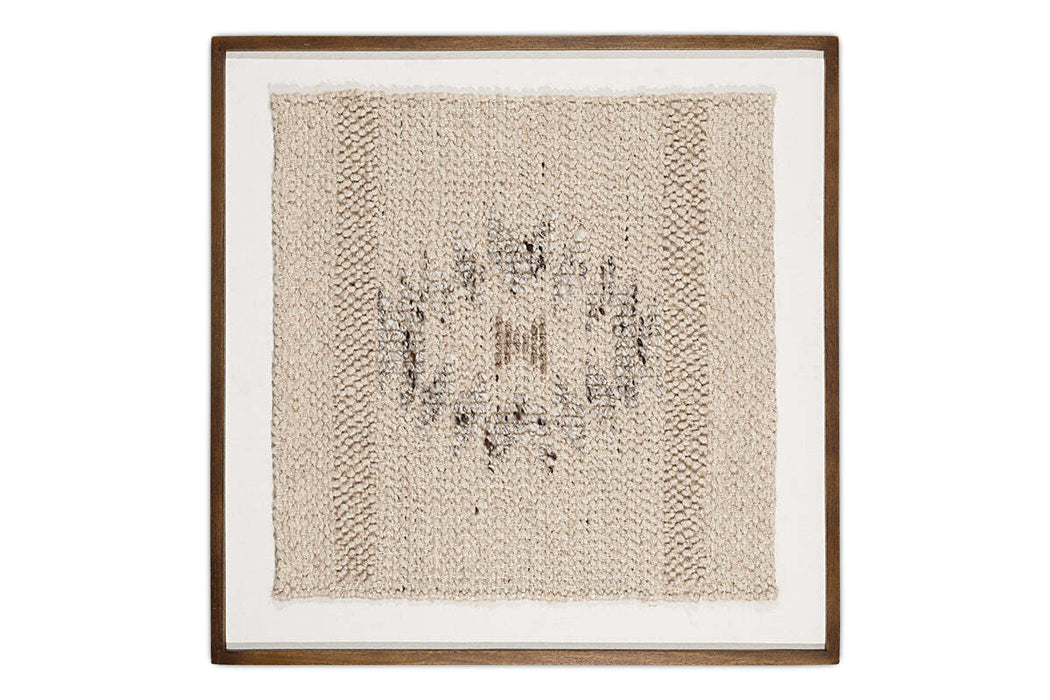 Lena Textured Wall Art Off White