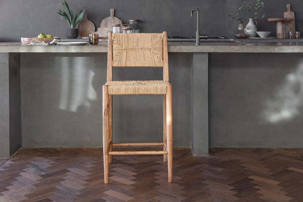 Lohanda Acacia Munja Grass Counter Chair