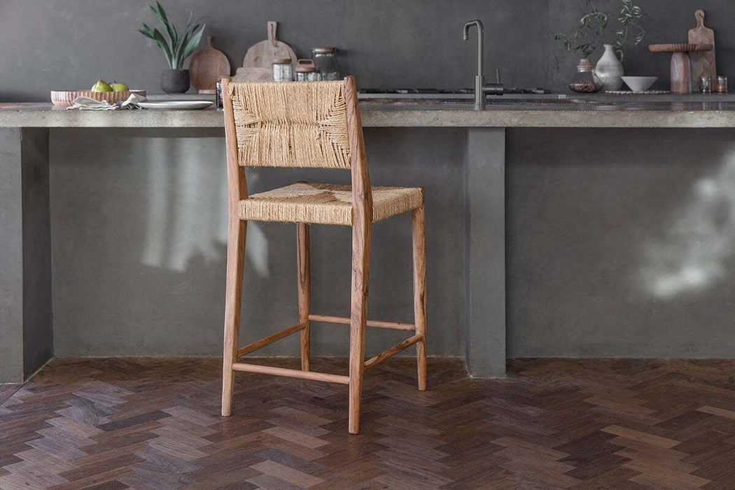 Lohanda Acacia Munja Grass Counter Chair
