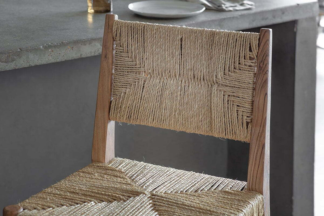 Lohanda Acacia Munja Grass Counter Chair