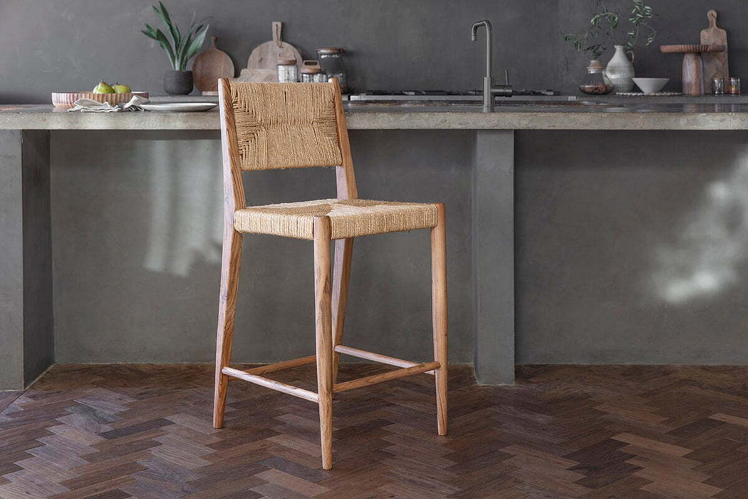 Lohanda Acacia Munja Grass Counter Chair