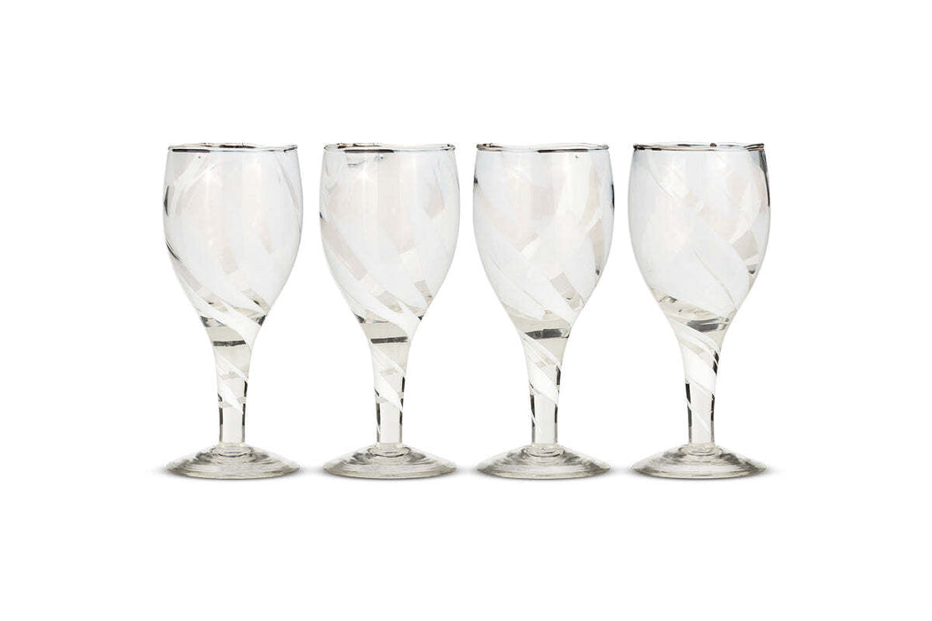 Lohara Wine Glass White Set Of 4