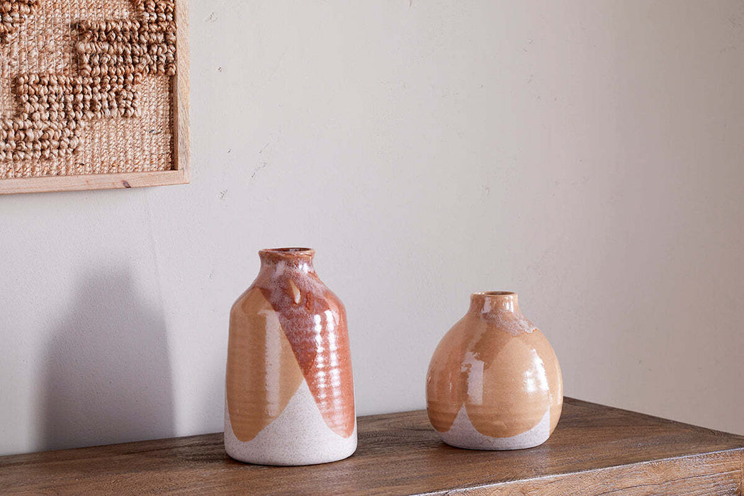 Lucia Ceramic Vase Terracotta Mix