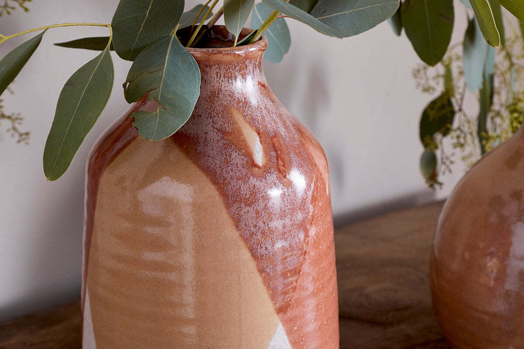 Lucia Ceramic Vase Terracotta Mix