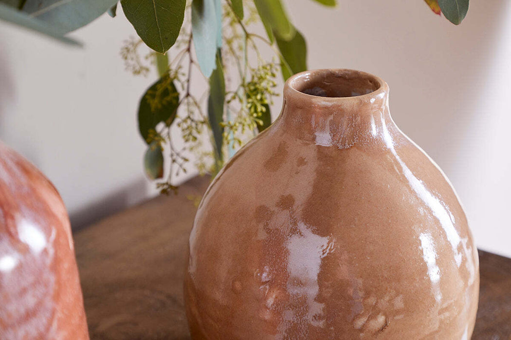 Lucia Ceramic Vase Terracotta Mix