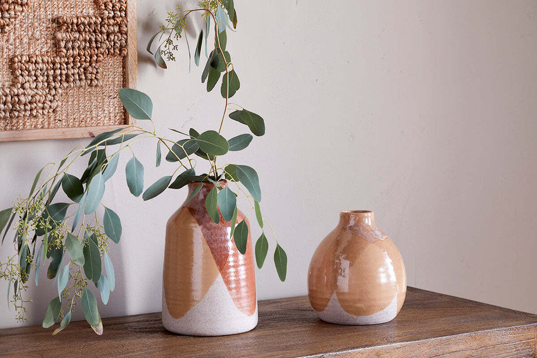 Lucia Ceramic Vase Terracotta Mix