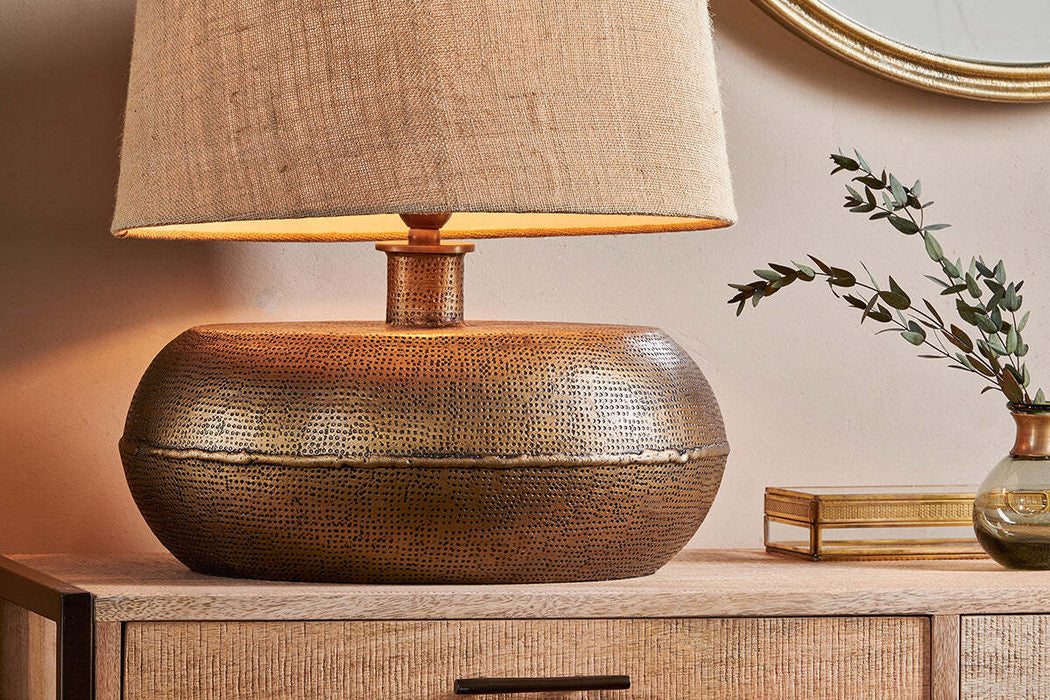 Lumbu Lamp Antique Brass Large
