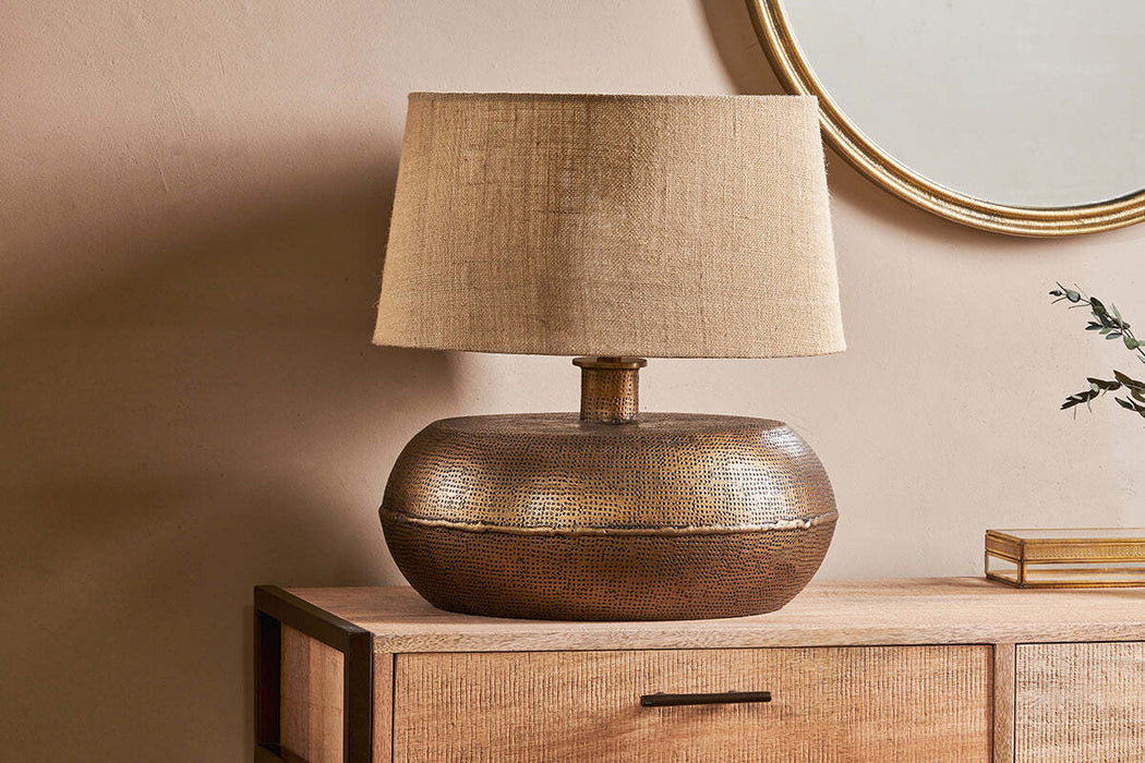 Lumbu Lamp Antique Brass Large