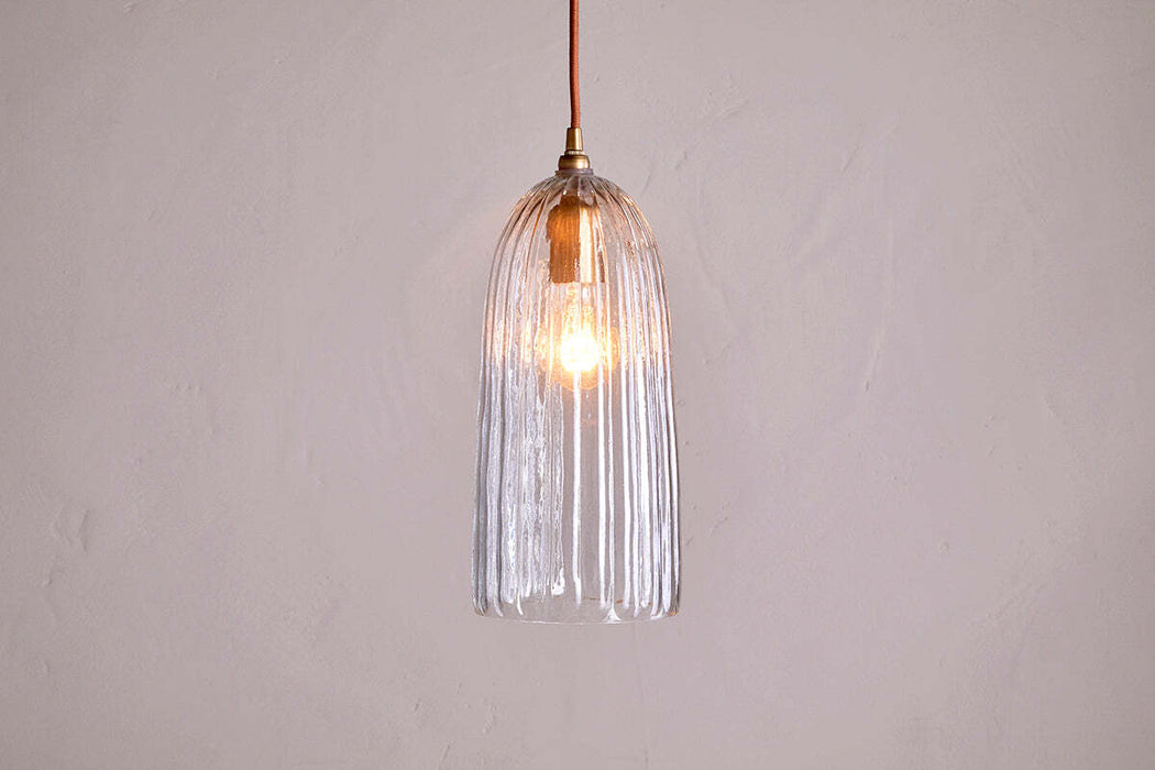 Lumina Recycled Glass Pendant Clear