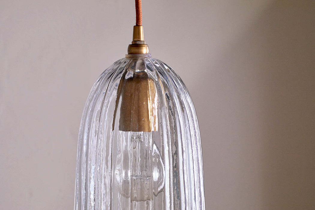 Lumina Recycled Glass Pendant Clear