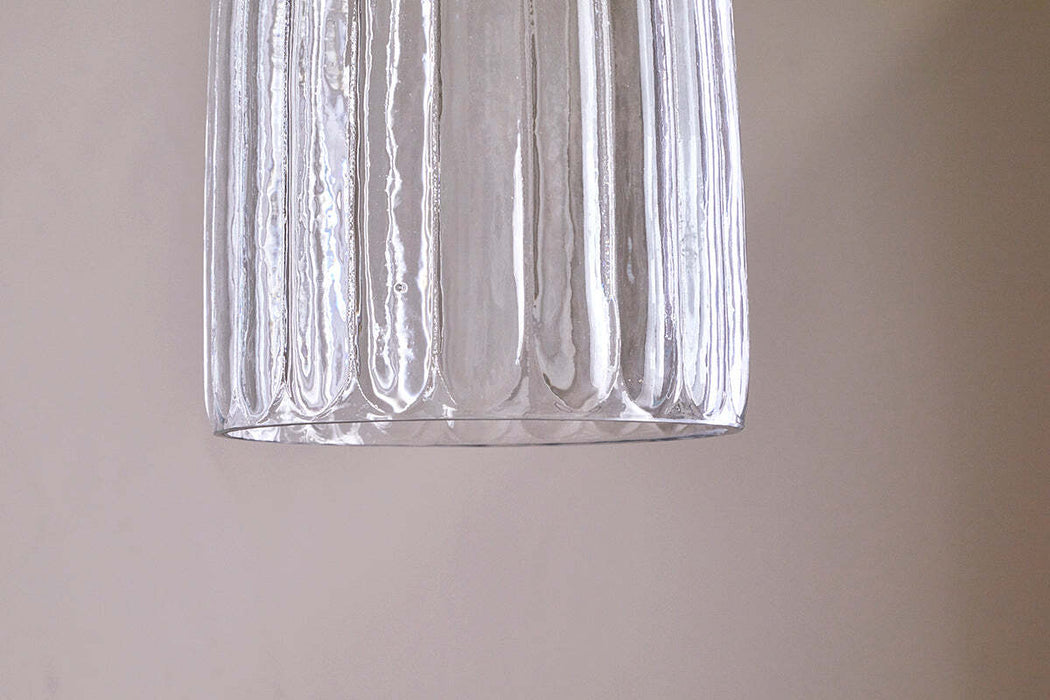Lumina Recycled Glass Pendant - Clear