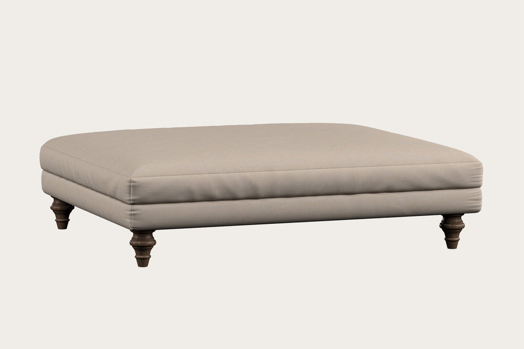 Marri Grand Footstool - Recycled Cotton Natural