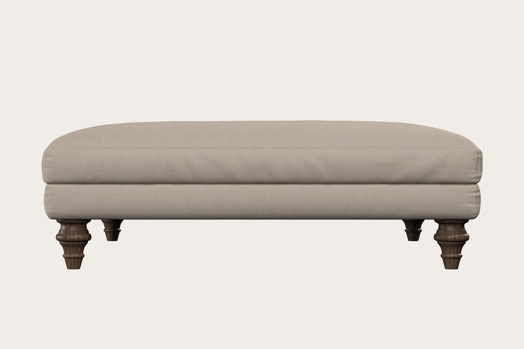 Marri Grand Footstool - Recycled Cotton Natural