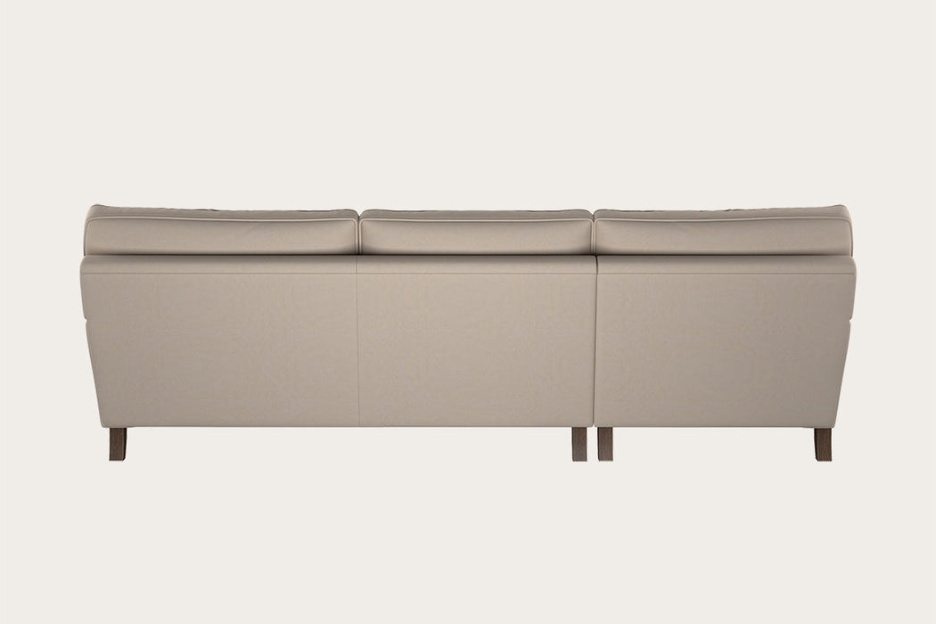 Marri Grand Left Hand Chaise Sofa - Recycled Cotton Natural