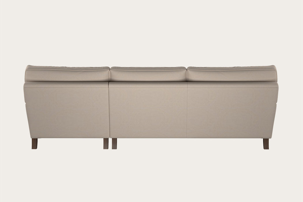 Marri Grand Right Hand Chaise Sofa - Recycled Cotton Natural