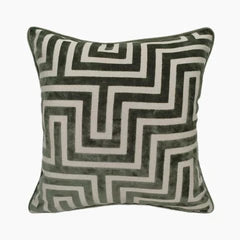 Connelly Square Cushion | Sage Green Velvet