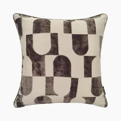 Alonzo Square Cushion | Chocolate Brown Velvet