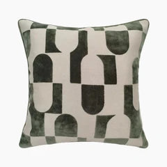 Alonzo Square Cushion | Sage Green Velvet