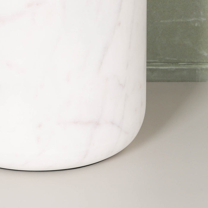 Natural White Marble Storage Utensil Holder
