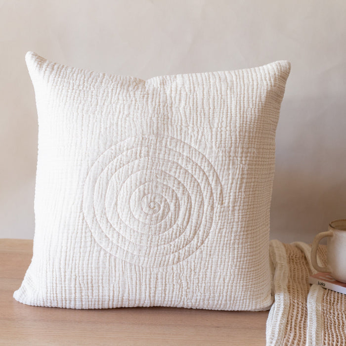 Organic Lifestyle Fyra Swirl Cushion Cover
