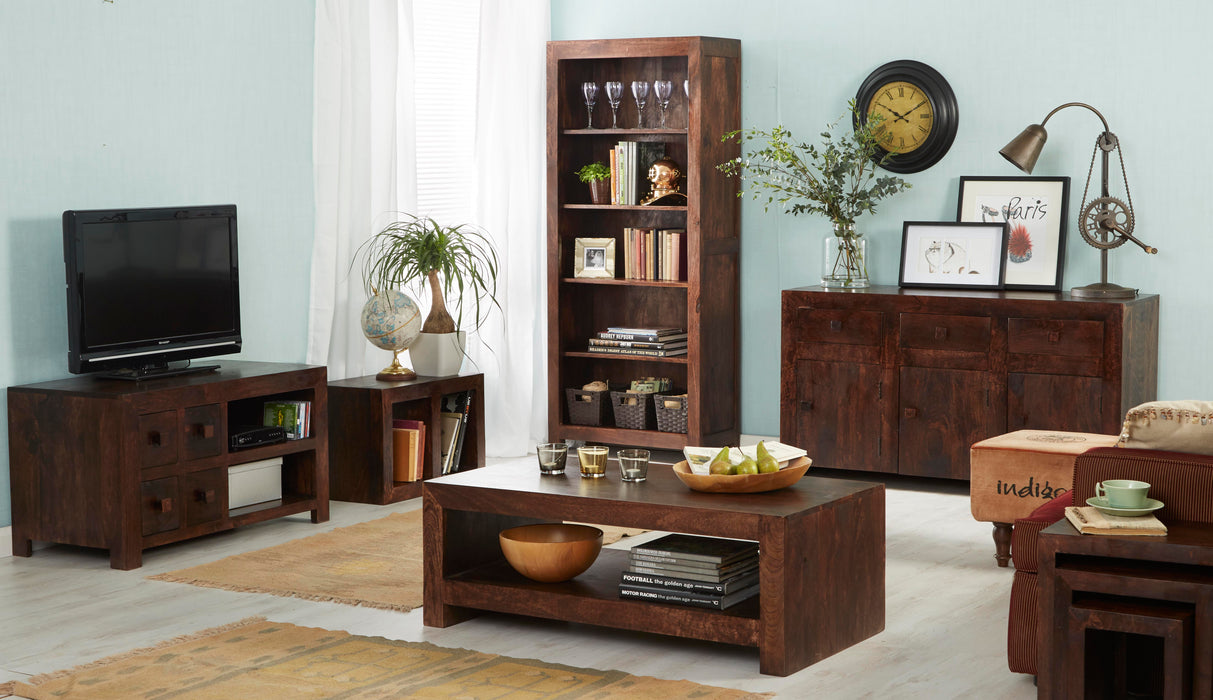 Toko Dark Mango Nest of 3 Tables