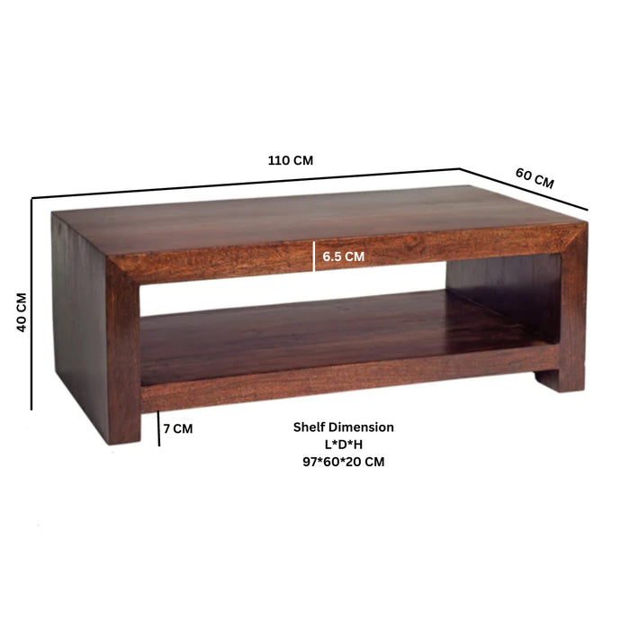 Toko Dark Mango Large Coffee Table