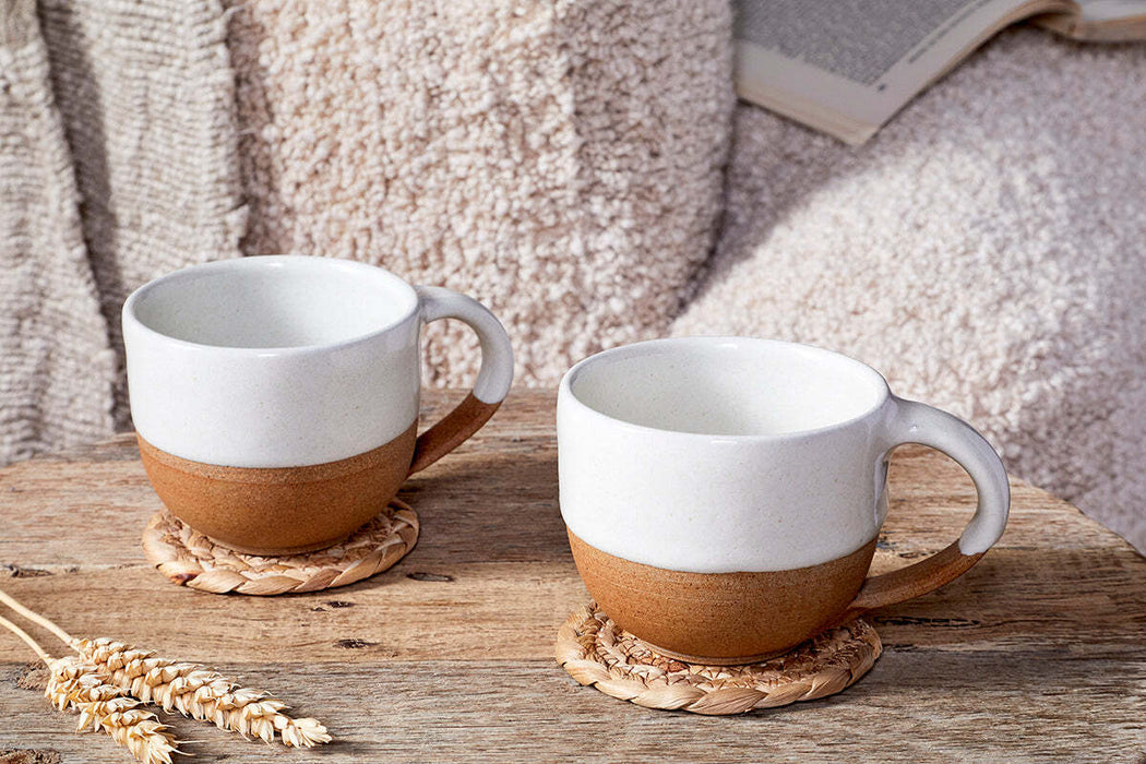 Mali Coffee Mug White Set Of 2