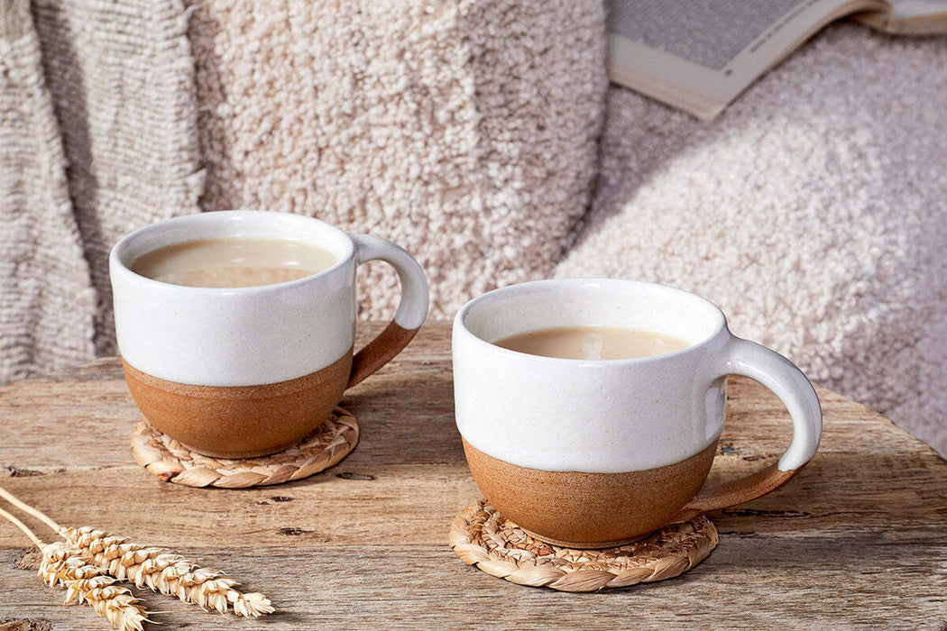 Mali Coffee Mug White Set Of 2