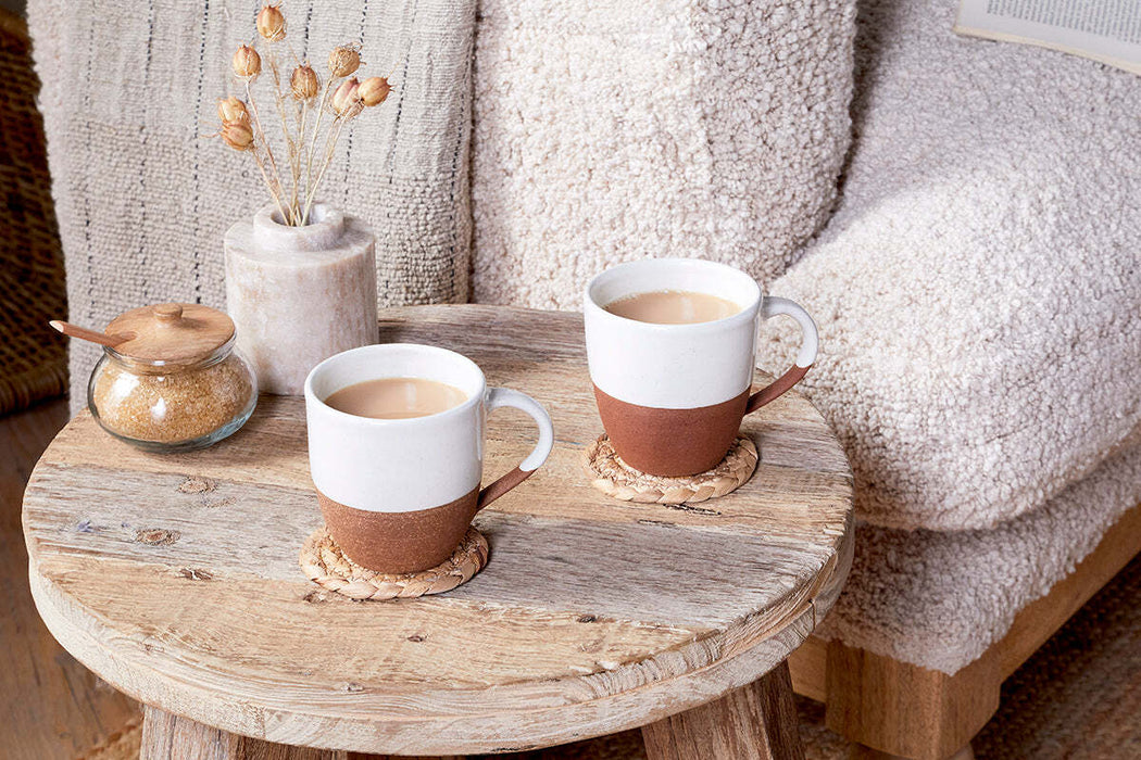 Mali Large Mug White Set Of 2