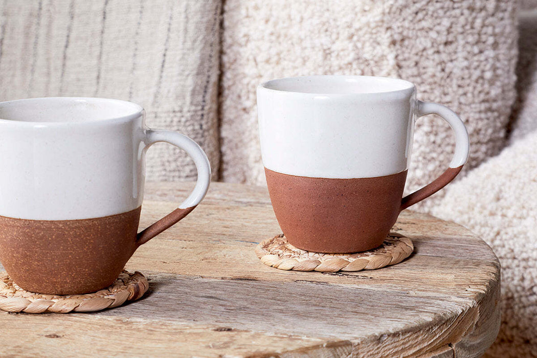 Mali Large Mug White Set Of 2