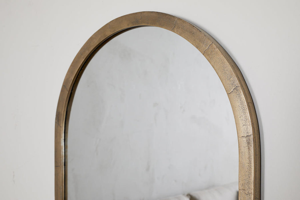 Murwara Wall Mirror Antique Brass